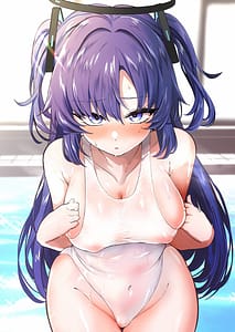 Page 2: 001.jpg | びしょ濡れユウカとスク水えっち | View Page!