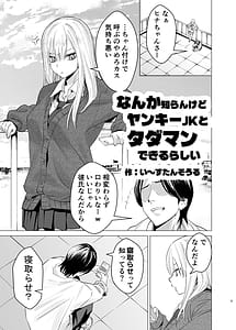 Page 2: 001.jpg | なんか知らんけどヤンキーJKとタダマンできるらしい | View Page!