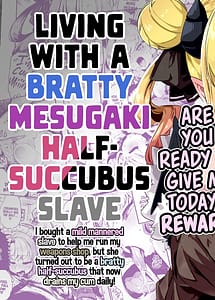 Cover | Nee Goshujin Kyo no Gohobi Madaa Bokukko Mesugaki Half Sakyubasu Dorei Musume ni Gohobi Seikatsu | View Image!