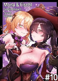 Teyvat Gravure 10 Mona and Fischl / English Translated | View Image!