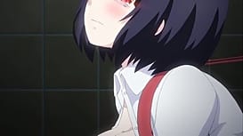 Image 8 | トイレの花子さんVS屈強退魔師 ～悪堕ちマ○コに天誅ザーメン連続中出し～ 第一怪 怪奇『トイレの花子さん』！ 悪堕ち巨乳の吊りスカート | View Image!