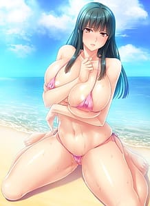 Cover / Bakunyuu Mizugi Hitozuma o Beach de Dekachin Nanpa -Kimajime Butte Shiburu no ni Hameru to Iki Makuru Mazo Mesu o Haramase Onaho ni Shitsukeru Natsu / 爆乳水着人妻をビーチでデカチンナンパ~生真面目ぶって渋るのにハメるとイキまくるマゾ牝を孕ませオナホに躾ける夏~ | View Image!