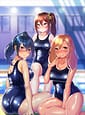 Related Waffle | ヒミツの合宿 -スク水ヒップに溺れたい-